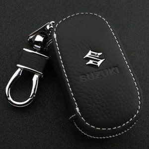 Multi Brand Suzuki leather Black Key Cover #837